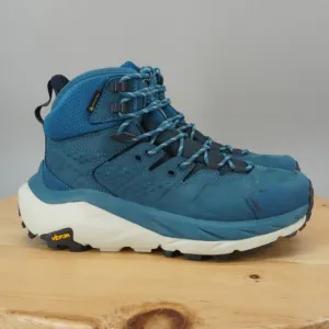 Hoka One One Kaha 2 GTX Mid Womens Size 8 Shoes Blue Coral Hiking Trail NEW