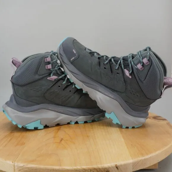 Hoka One One Kaha 2 GTX Mid Womens Size 8.5 Shoes Castlerock Hiking Trail NEW