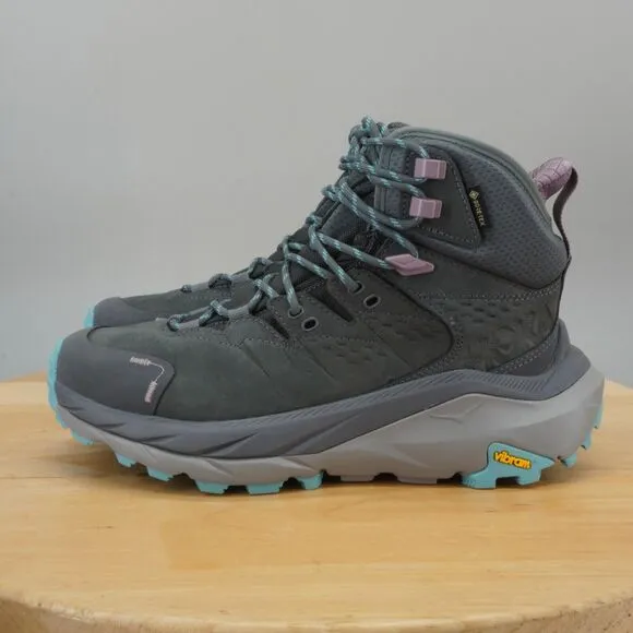 Hoka One One Kaha 2 GTX Mid Womens Size 8.5 Shoes Castlerock Hiking Trail NEW
