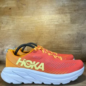 Hoka One One Rincon 3 Womens Sz 9.5 Running Shoes Sneakers Orange Yellow
