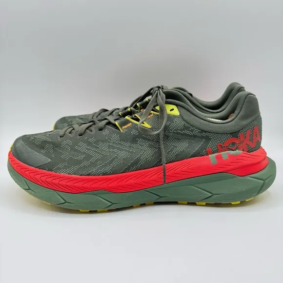 Hoka One One Tecton X Thyme Fiesta Trail-Running Shoes Men’s Size 9.5