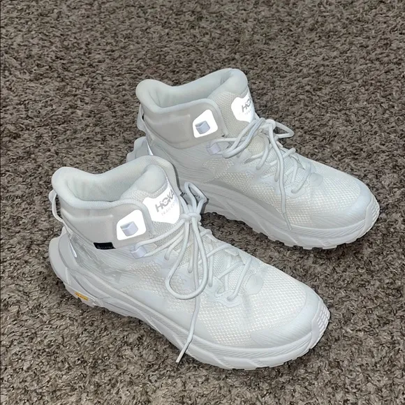 Hoka One One W Trail Code GTX White High-Top Hiking Boots