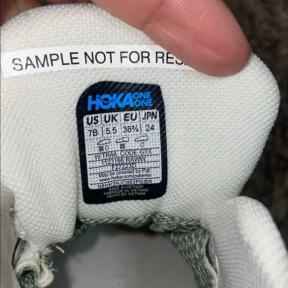 Hoka One One W Trail Code GTX White High-Top Hiking Boots