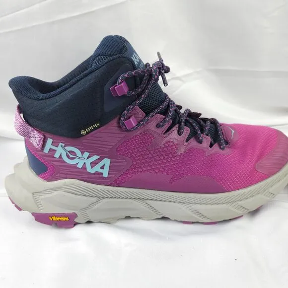 Hoka One One Women's 9.5B Purple Trail Code GTX Gore-Tex Hiking Boot Shoes