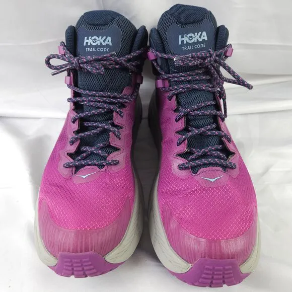 Hoka One One Women's 9.5B Purple Trail Code GTX Gore-Tex Hiking Boot Shoes