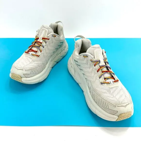 HOKA ONE ONE X OUTDOOR VOICES🌈CLIFTON 4 RUNNING SHOES / ATHLEISURE SNEAKERS