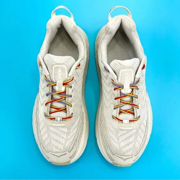 HOKA ONE ONE X OUTDOOR VOICES🌈CLIFTON 4 RUNNING SHOES / ATHLEISURE SNEAKERS