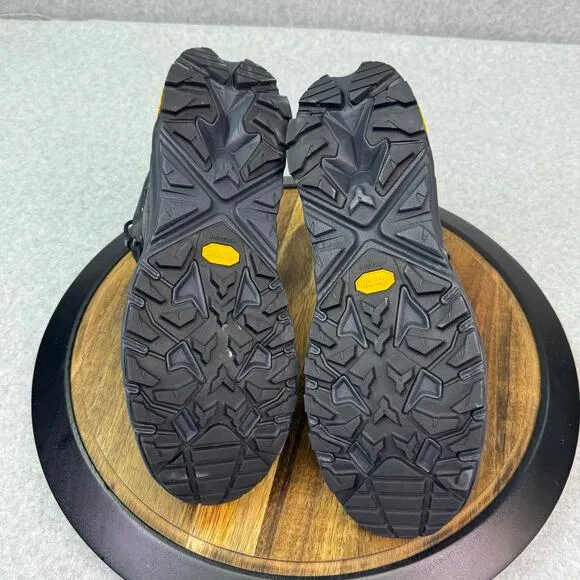 Hoka Trail Code GTX Boots Men's Size 10.5 Black Boots Hiking Gore-Tex Shoes