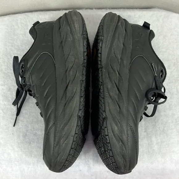 Hoka Womens Bondi SR One Cushioned Athletic Work Shoes Size 9 Black