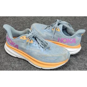 Hoka Womens Shoes 7.5B Clifton 9 Workout Outdoor Athletic Everyday Lighweight
