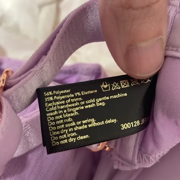 Honey Bridette Women’s Jerry Dress 34DD Lingerie Purple Icy-Violet Bustier