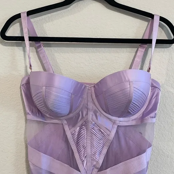 Honey Bridette Women’s Jerry Dress 34DD Lingerie Purple Icy-Violet Bustier