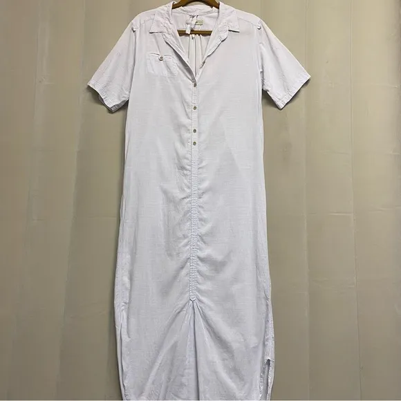 Humanoid Women’s Button Down Shirt Dress Small Minimalist Neutral Quiet Luxury