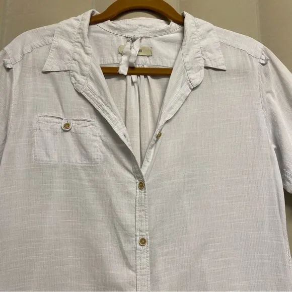 Humanoid Women’s Button Down Shirt Dress Small Minimalist Neutral Quiet Luxury
