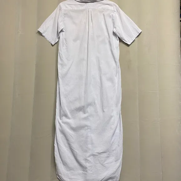 Humanoid Women’s Button Down Shirt Dress Small Minimalist Neutral Quiet Luxury