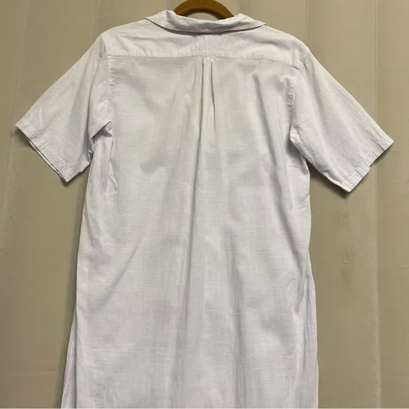 Humanoid Women’s Button Down Shirt Dress Small Minimalist Neutral Quiet Luxury