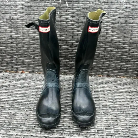 Hunter Huntress Gloss New Wide Women’s Boots Size US M6 F7