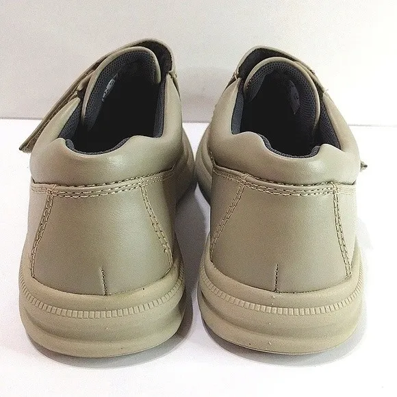 Hush Puppies New Gil Snap Strap Closure Casual Dressy Mens Leather Shoes US 7.5