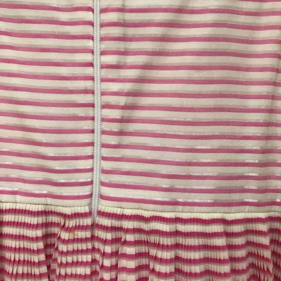 I Pinco Pallino Striped Pink Dress w Ribbons