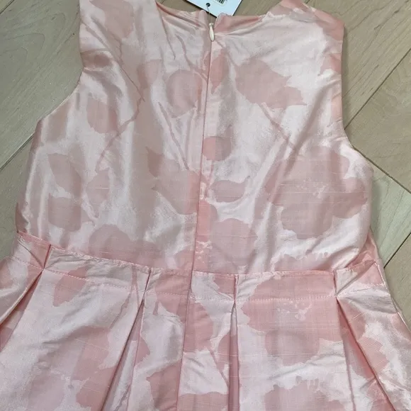 Il Gufo designer made in Italy girls pink floral silk dress 8