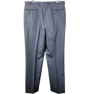 Incotex Mens 100% Wool Minimalist Neutral Dress Pants 38x31