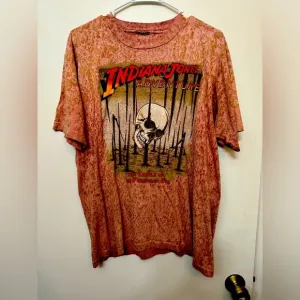 Indiana Jones Adventure Temple Of The Forbidden Eye Disneyland T Shirt SizeLarge