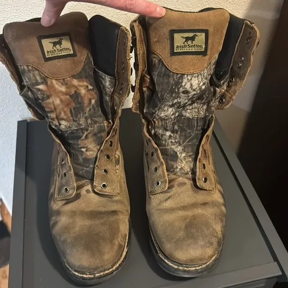 Irish Setter by Red Wing Shoes Camouflage canvas/leather Boots