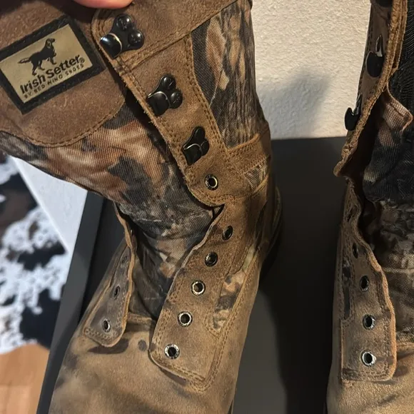 Irish Setter by Red Wing Shoes Camouflage canvas/leather Boots