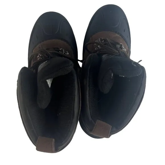 Itasca Mens Windsor Thinsulate Boots Winter Hunting Hiking Brown Black Size 9