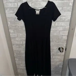 Ivan Grundahl Balloon Hem Dress Cotton Stretch Lagenlook Minimalist sz S