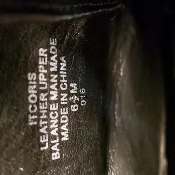 Ivanka ,Black leather women's riding boots, leather,size 6.5