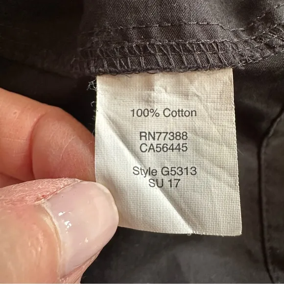 J Crew Black Collared Shift Dress Medium 100% Cotton Minimalist Popover Summer