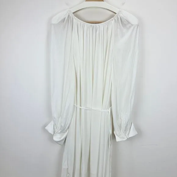 J. Crew Collection Sheer Maxi Dress Viscose Oversized Minimalist Boho Medium NWT