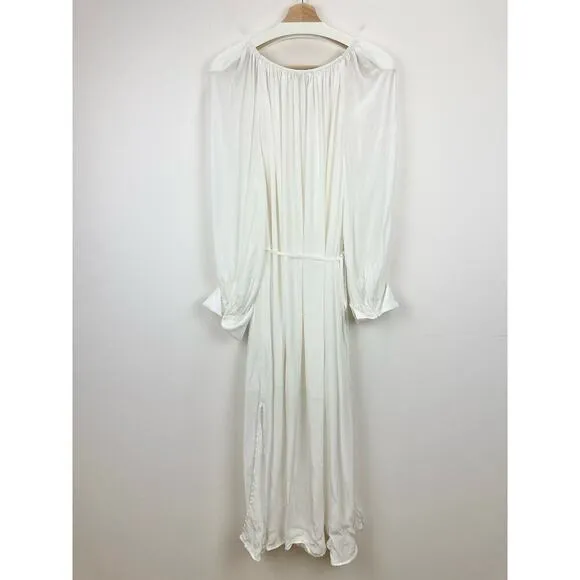 J. Crew Collection Sheer Maxi Dress Viscose Oversized Minimalist Boho Medium NWT