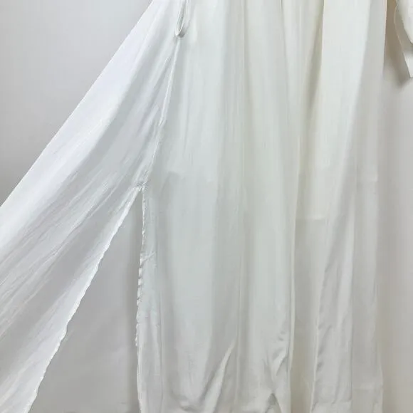 J. Crew Collection Sheer Maxi Dress Viscose Oversized Minimalist Boho Medium NWT