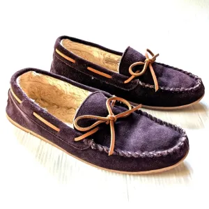 J CREW men's suede moccasin slippers