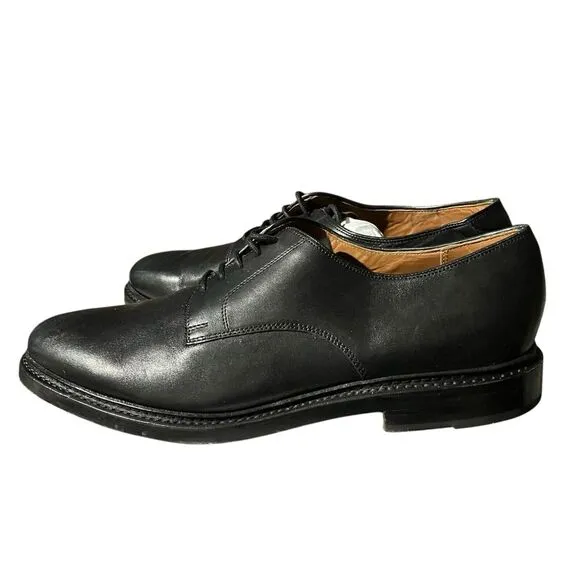 J CREW Shoes Mens 13 Black Ludlow Derbys Leather Lace Up AH880