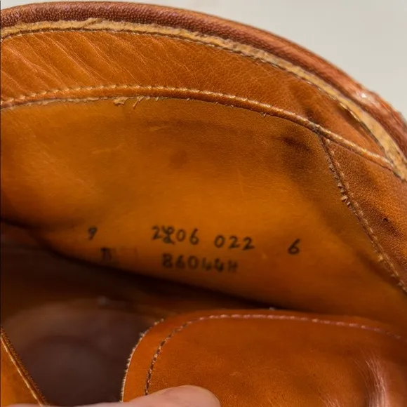 J Crew/Alder Brown Leather Wing-Tip Ankle Boots