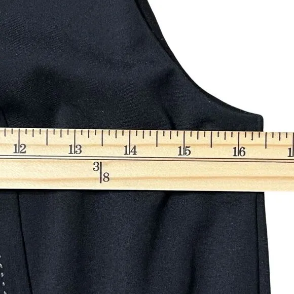 J. McLaughlin Black Sleeveless Shift Dress Sz XSMALL Career Minimalist Capsule