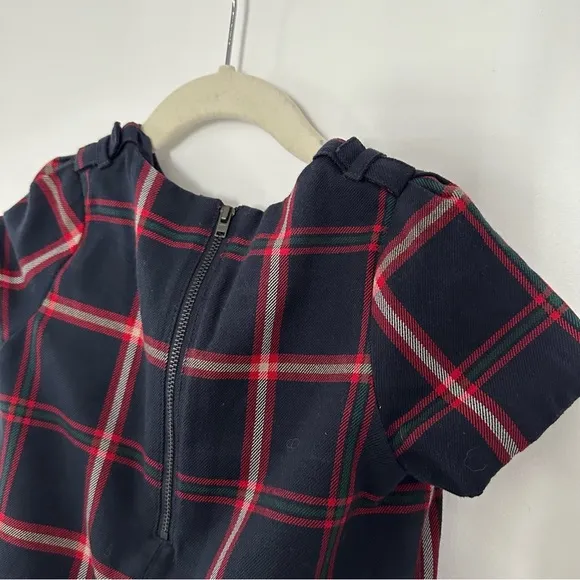 Jacadi Plaid Lined Dress
