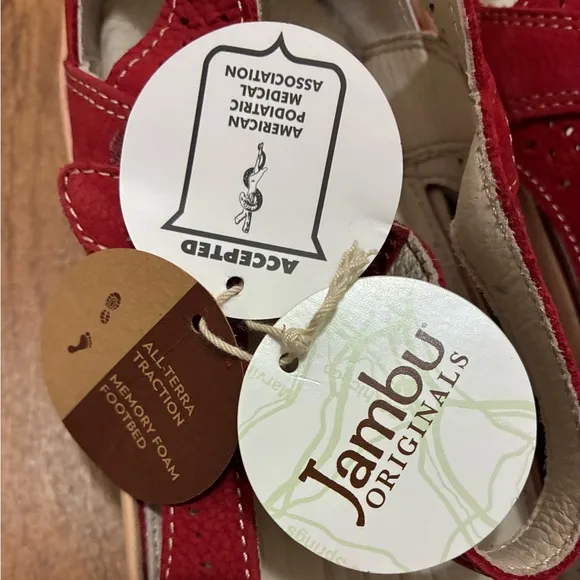 Jambu Originals Red Mary Jane Shoes 11W