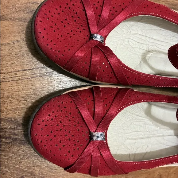 Jambu Originals Red Mary Jane Shoes 11W