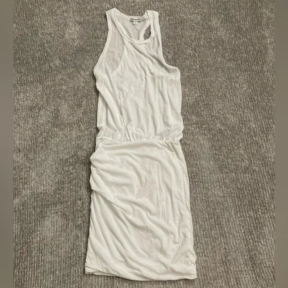 James Perse Racerback Dress Size 2 (Medium) Quality Minimalist Capsule Wardrobe