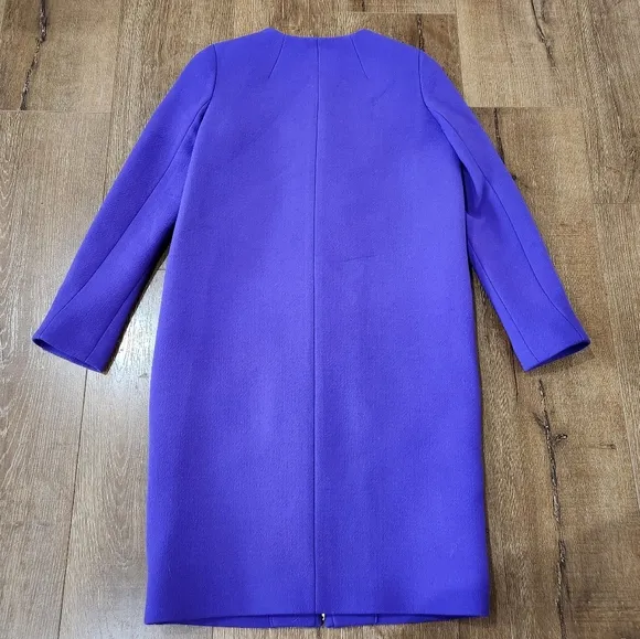 J.Crew double cloth wool overcoat 000 quiet luxury normcore minimalist tailored