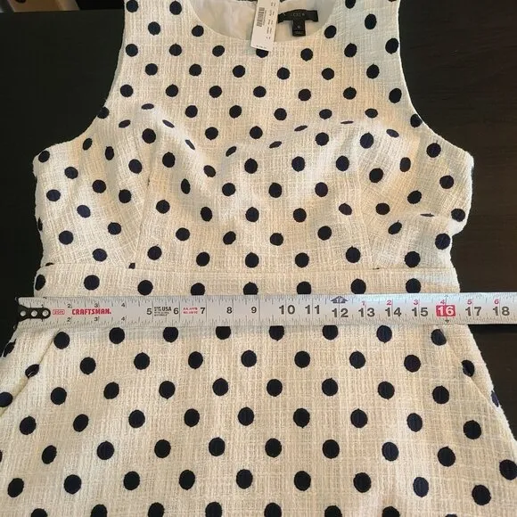 J.Crew Sleeveless Tweed Sheath Dress Resort Quiet Luxury Old Money NEW 12 $178