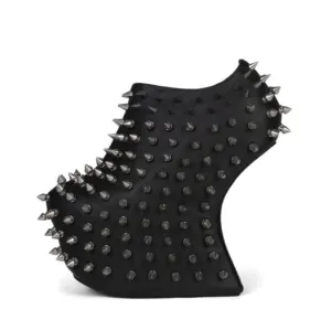 Jeffrey Campbell SHADOW-SPK Metal Spike Cantilever Heel Shoes Women's Size 6