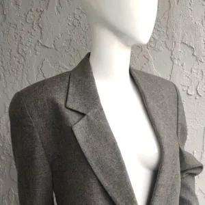 JENNA LADIES VINTAGE PURE WOOL (1) BUTTON LUXURY BLAZER