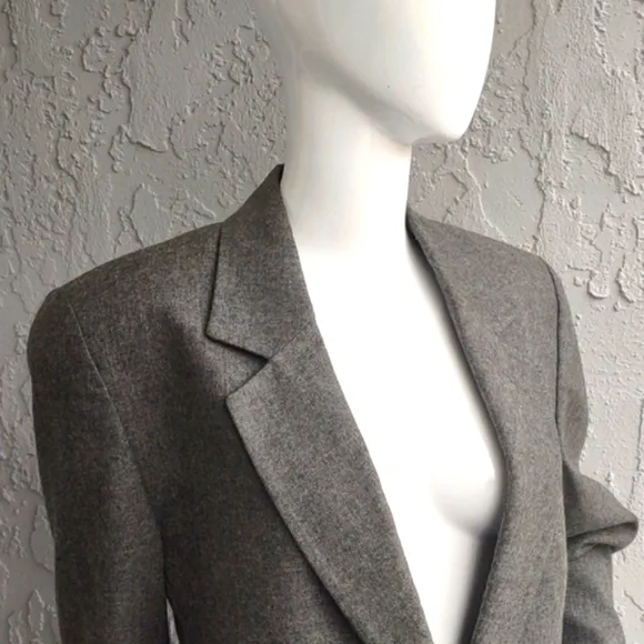 JENNA LADIES VINTAGE PURE WOOL (1) BUTTON LUXURY BLAZER
