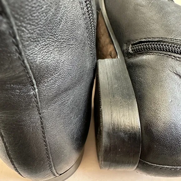 Jimmy Choo Marlin Black Textured Leather And Patent Ankle Boots In Black/black
