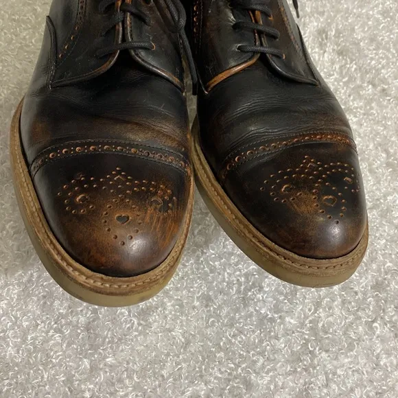 Jimmy Choo Mens Size 13 Brown Leather Shoes Authentic Dressy